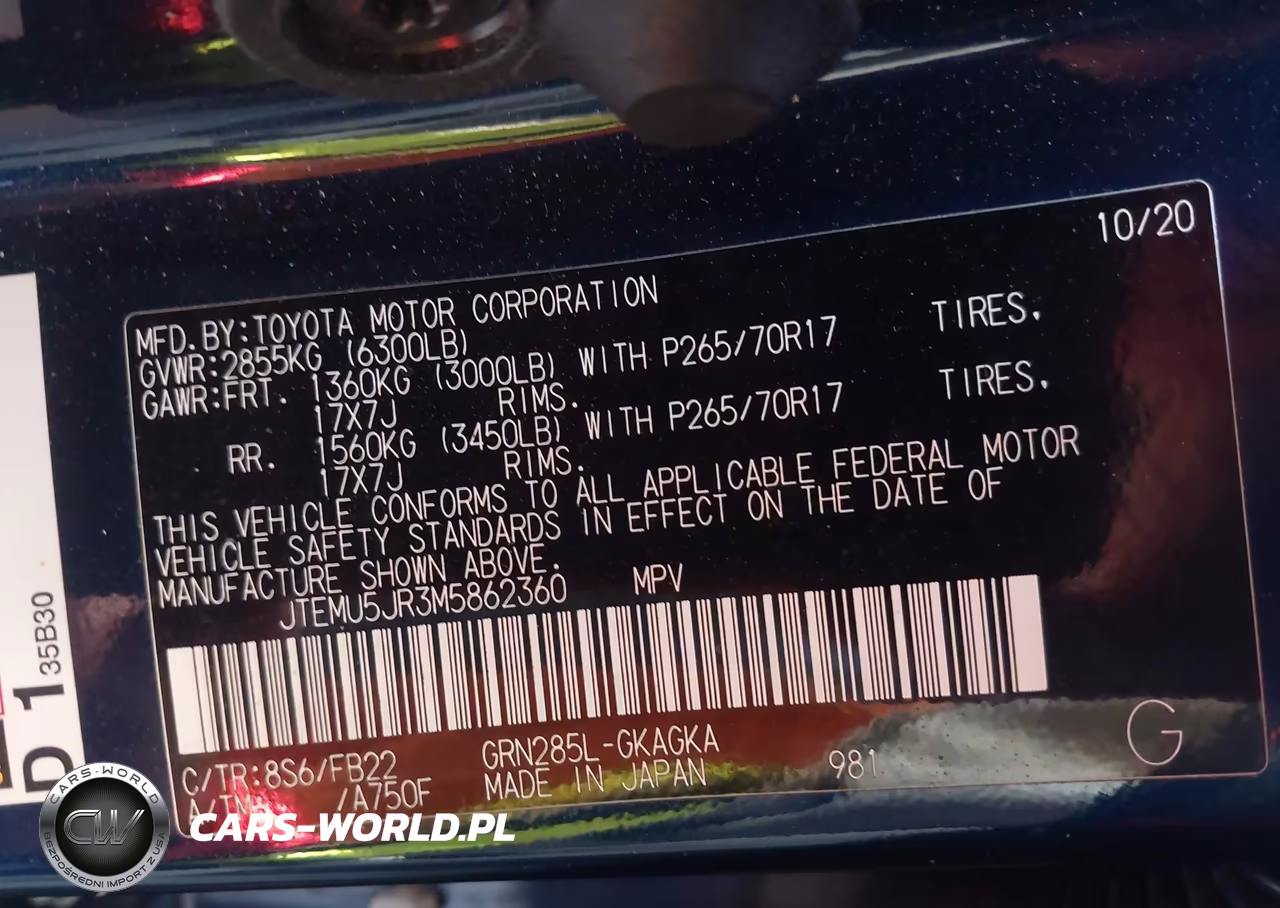 2021 Toyota 4Runner Sr5 VIN:JTEMU5JR3M5862360 - 9
