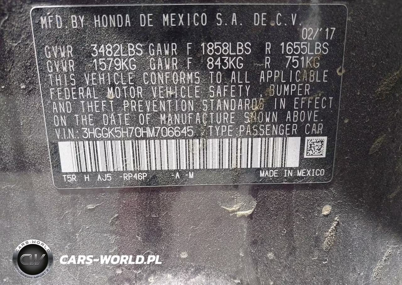 2017 Honda Fit Ex VIN:3HGGK5H70HM706645 - 9