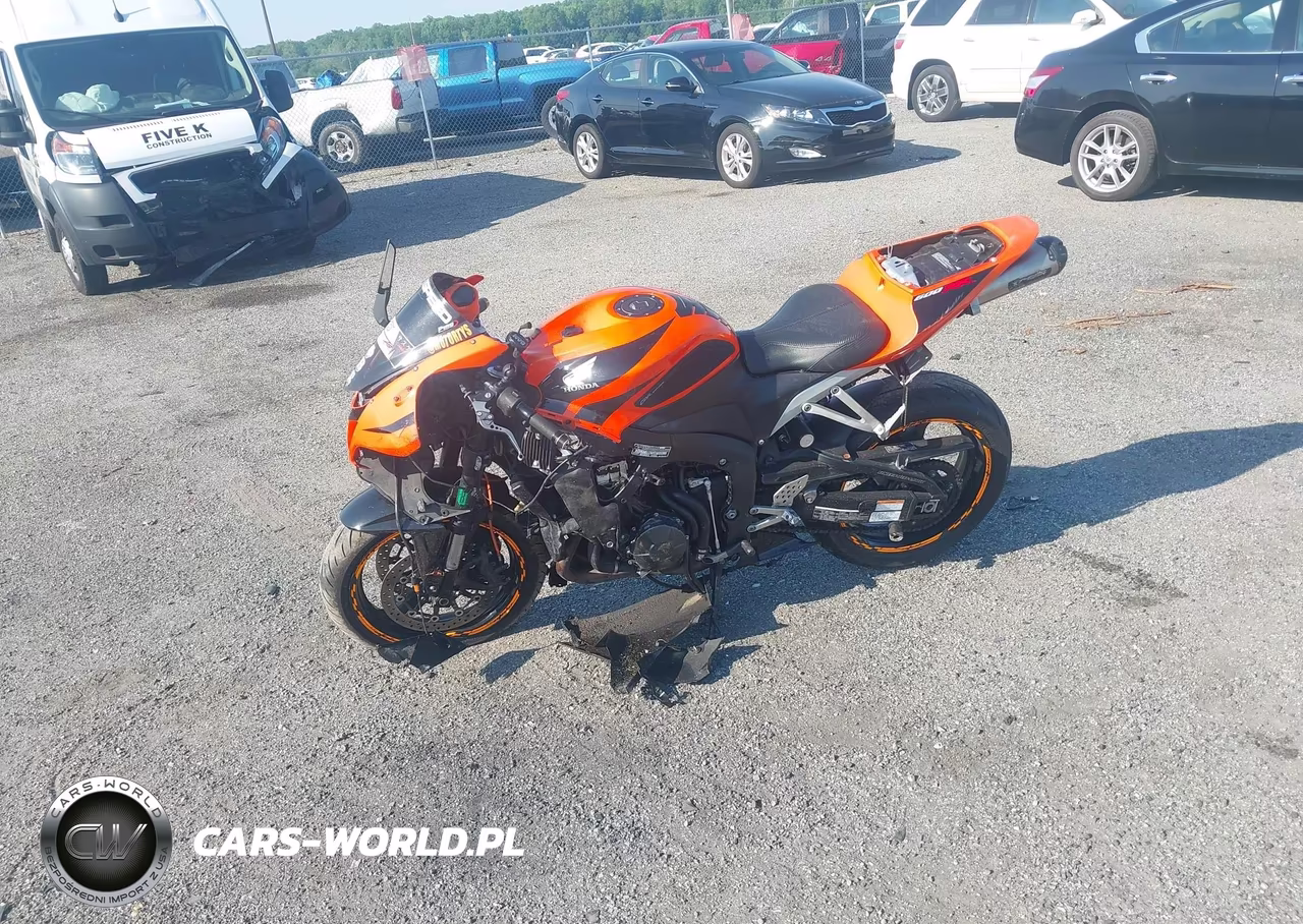 2008 Honda Cbr600 Rr VIN:JH2PC40078M100931 - 2