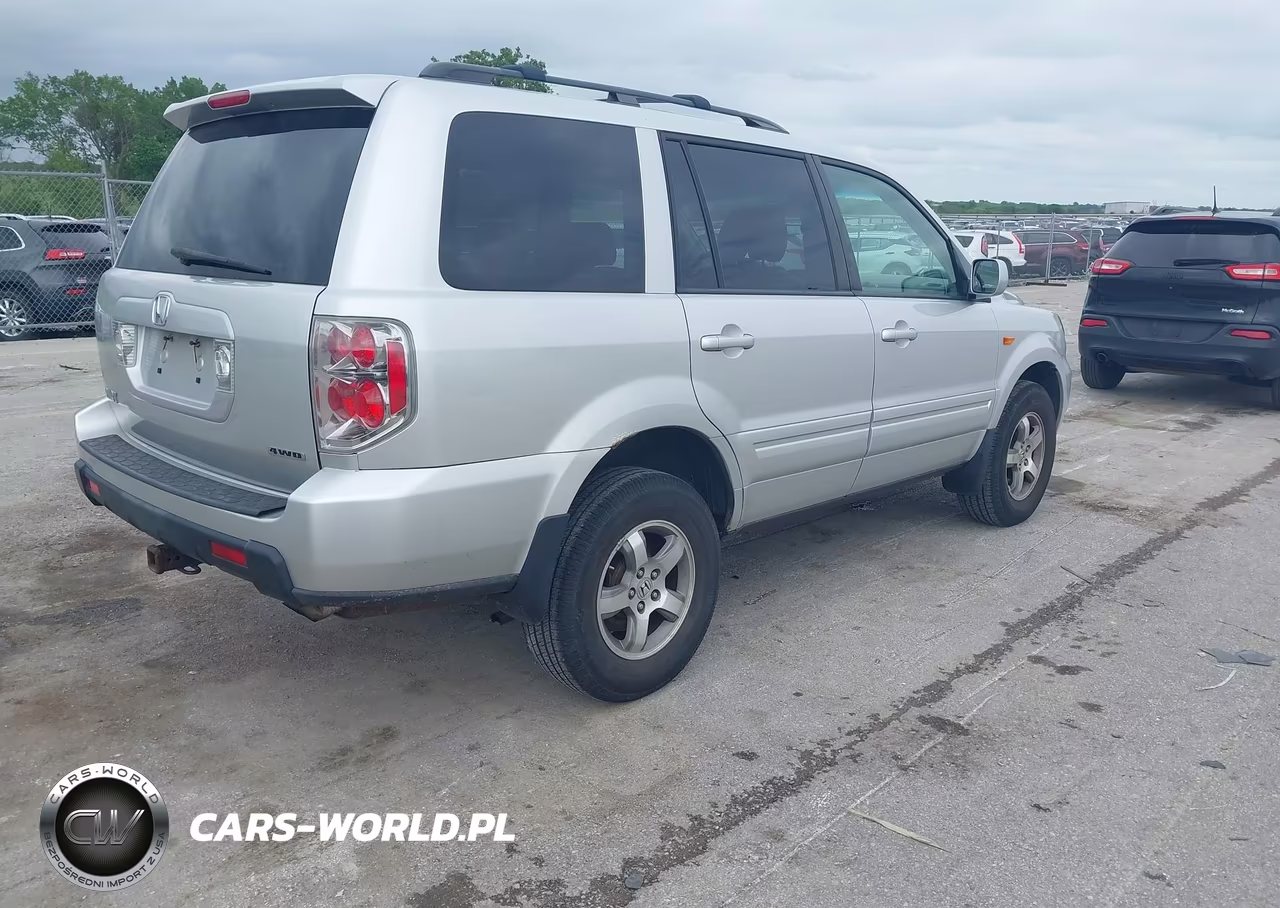 2006 Honda Pilot Ex-L VIN:5FNYF18676B011393 - 4