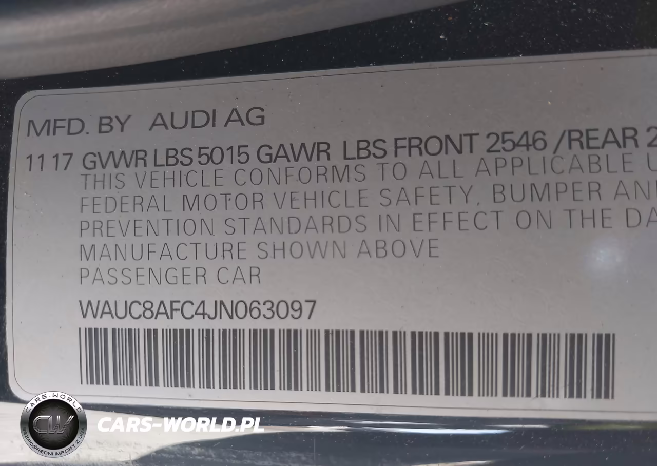 2018 Audi A6 2.0T Premium-2.0T Sport VIN:WAUC8AFC4JN063097 - 9