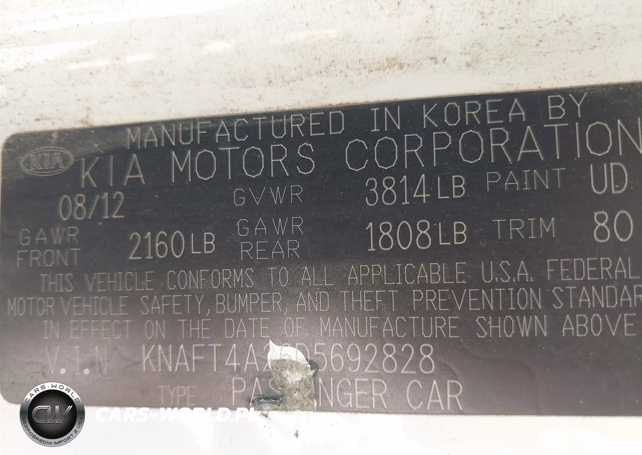 2013 Kia Forte Lx VIN:KNAFT4A26D5692828 - 9