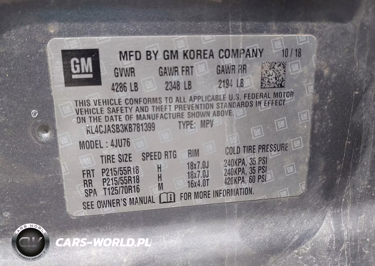 2019 Buick Encore Fwd Preferred VIN:KL4CJASB3KB781399 - 9
