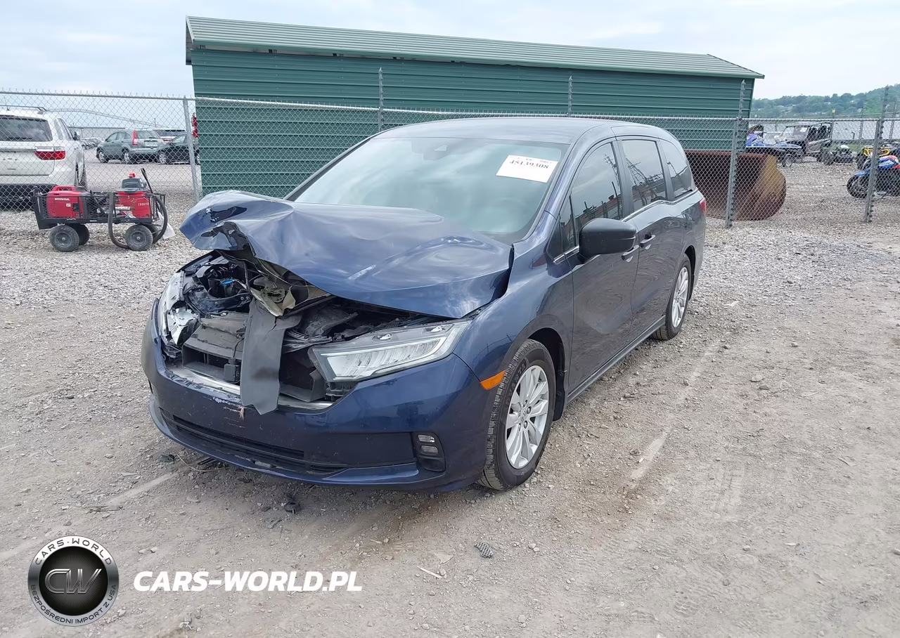 2021 Honda Odyssey Lx VIN:5FNRL6H28MB043581 - 2