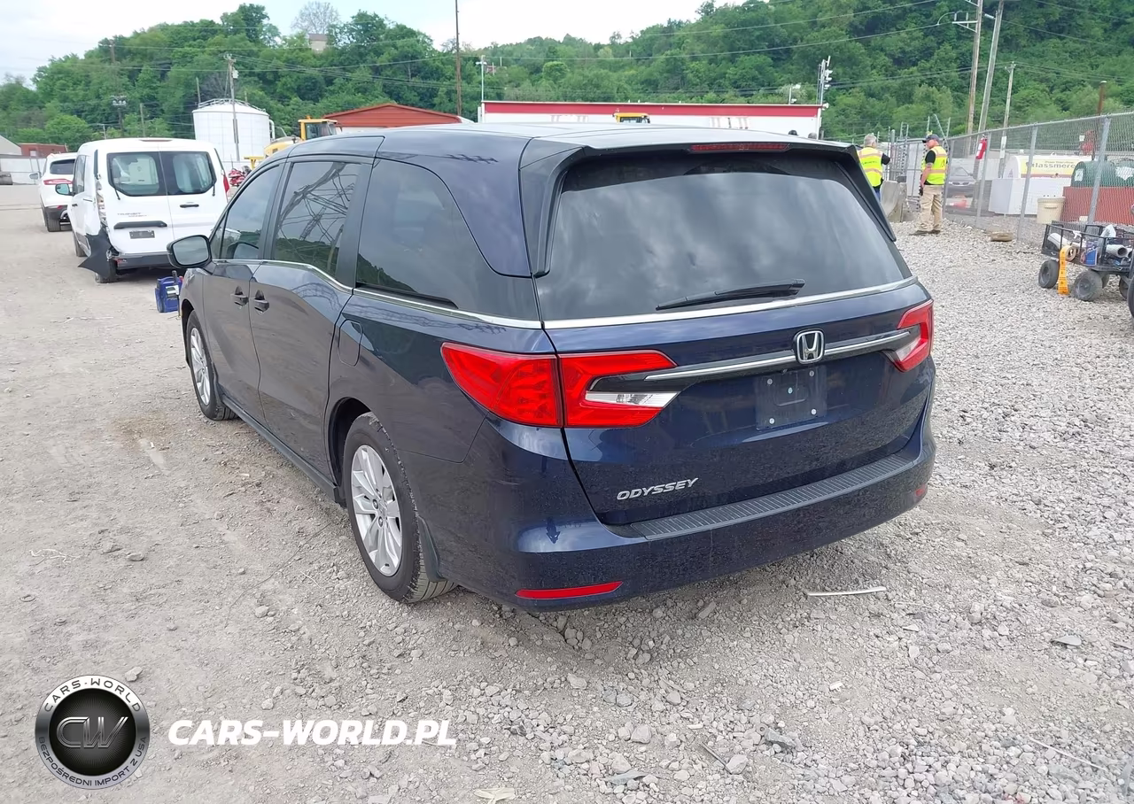 2021 Honda Odyssey Lx VIN:5FNRL6H28MB043581 - 3