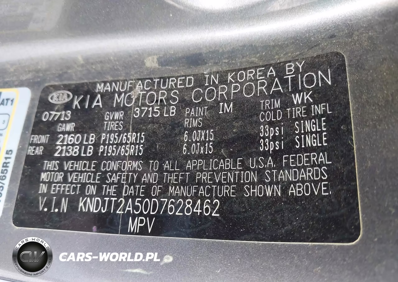 2013 Kia Soul VIN:KNDJT2A50D7628462 - 9