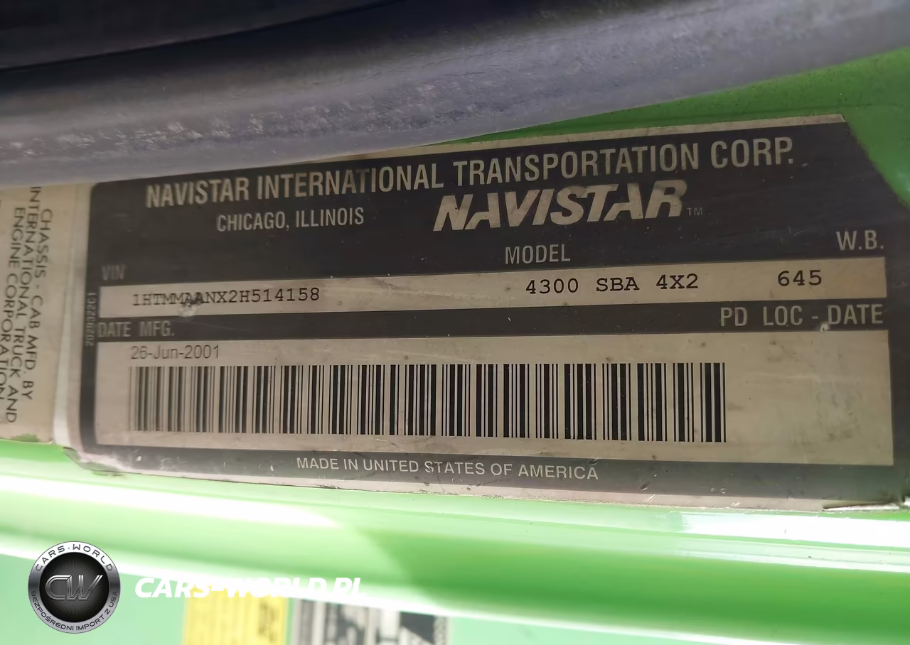 2002 International 4000 4300 VIN:1HTMMAANX2H514158 - 8