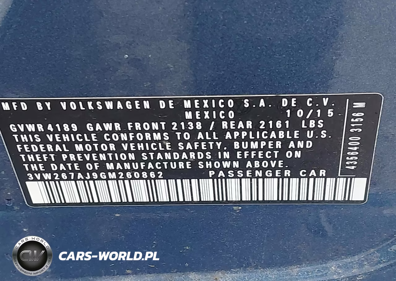 2016 Volkswagen Jetta 1.4T S VIN:3VW267AJ9GM260862 - 9