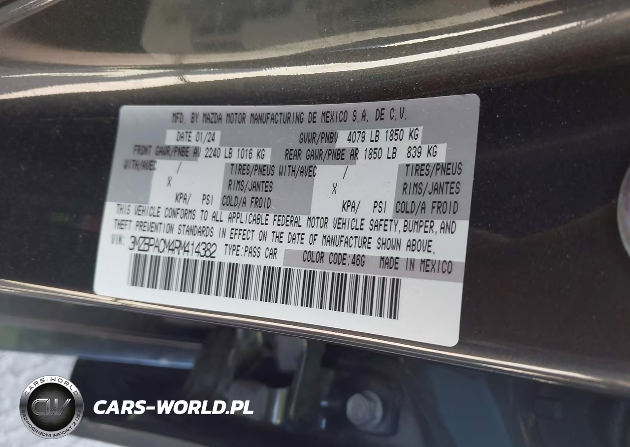 2024 Mazda Mazda3 2.5 S Preferred VIN:3MZBPACM4RM414382 - 9
