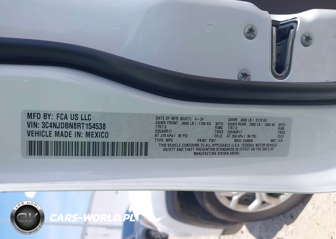 2024 Jeep Compass Latitude 4X4 VIN:3C4NJDBN8RT154538 - 9
