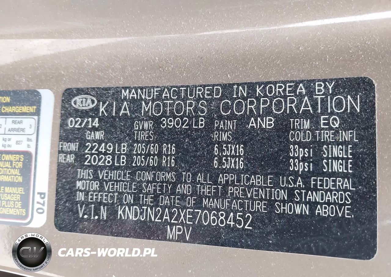 2014 Kia Soul VIN:KNDJN2A2XE7068452 - 9