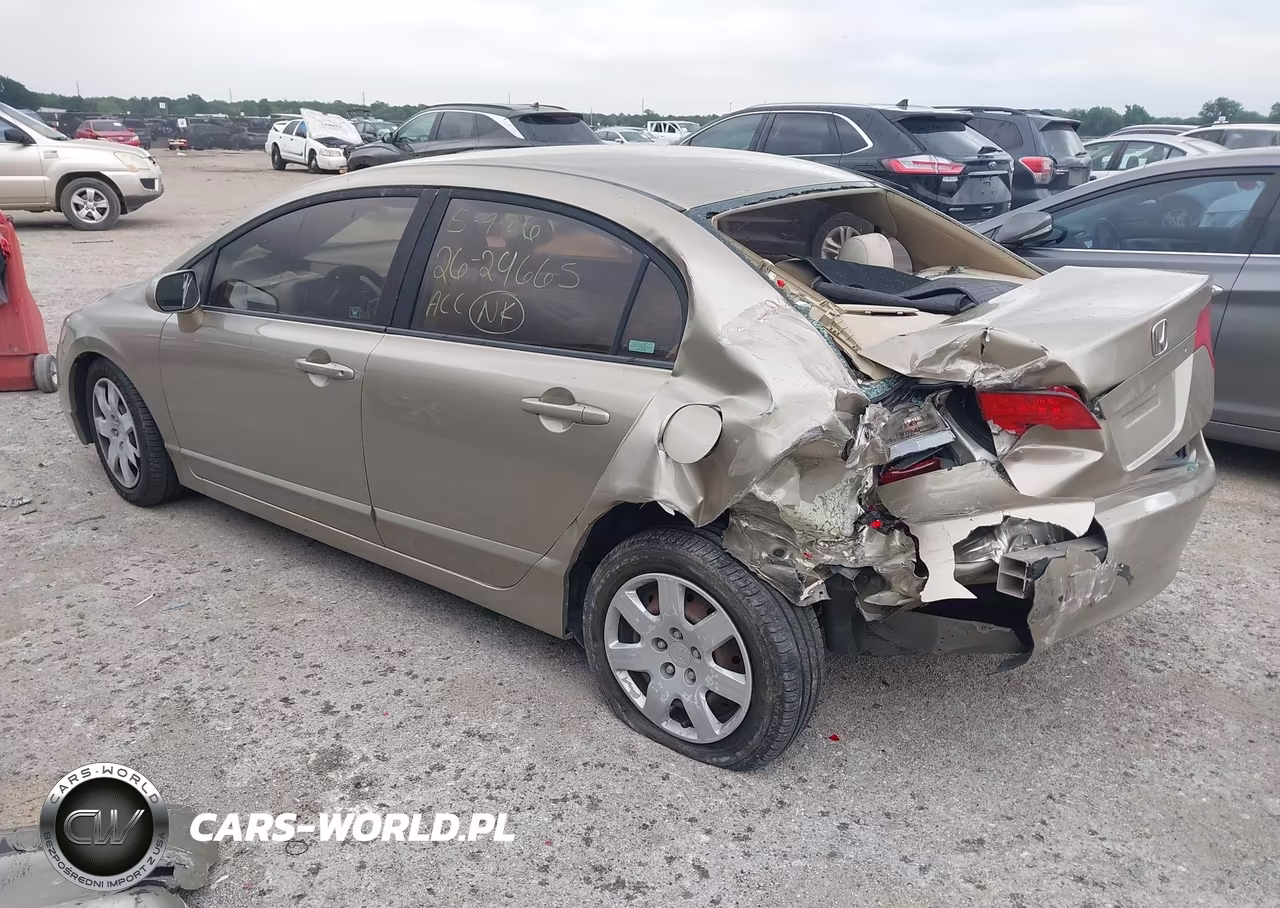 2008 Honda Civic Lx VIN:1HGFA16598L090941 - 3