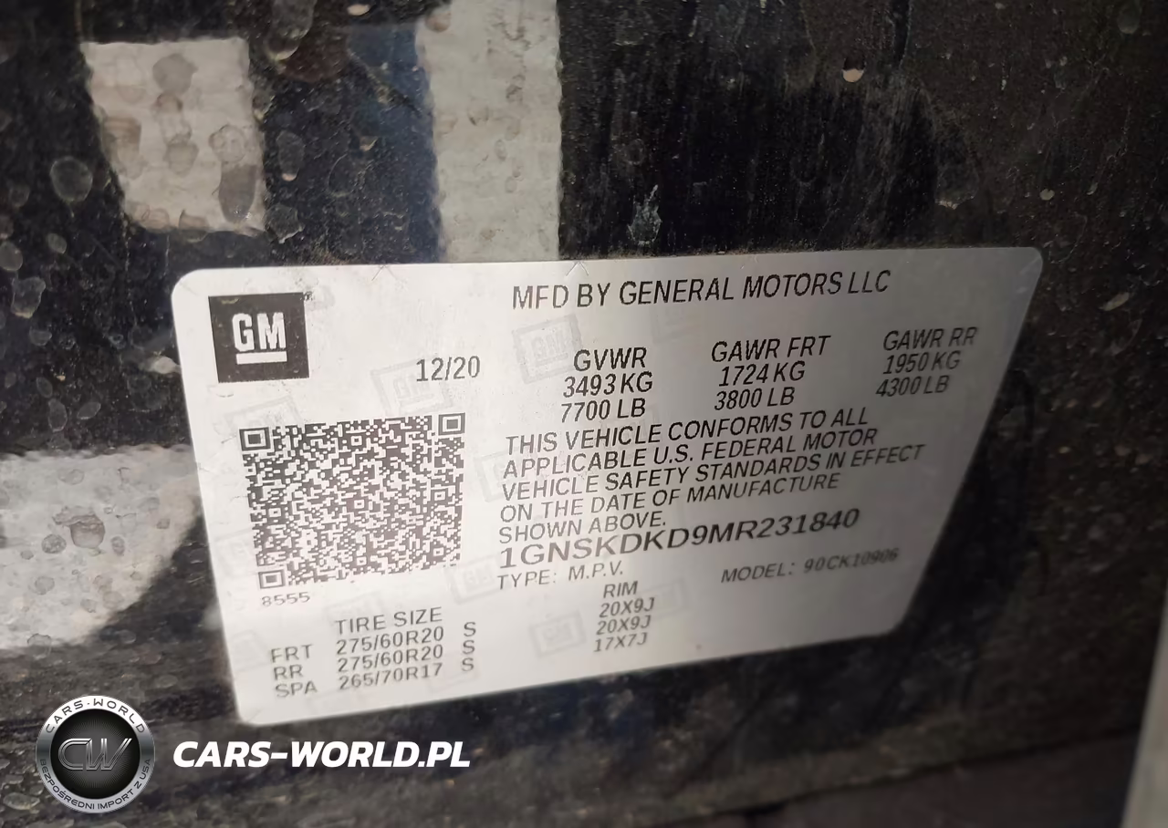 2021 Chevrolet Suburban 4Wd Z71 VIN:1GNSKDKD9MR231840 - 9