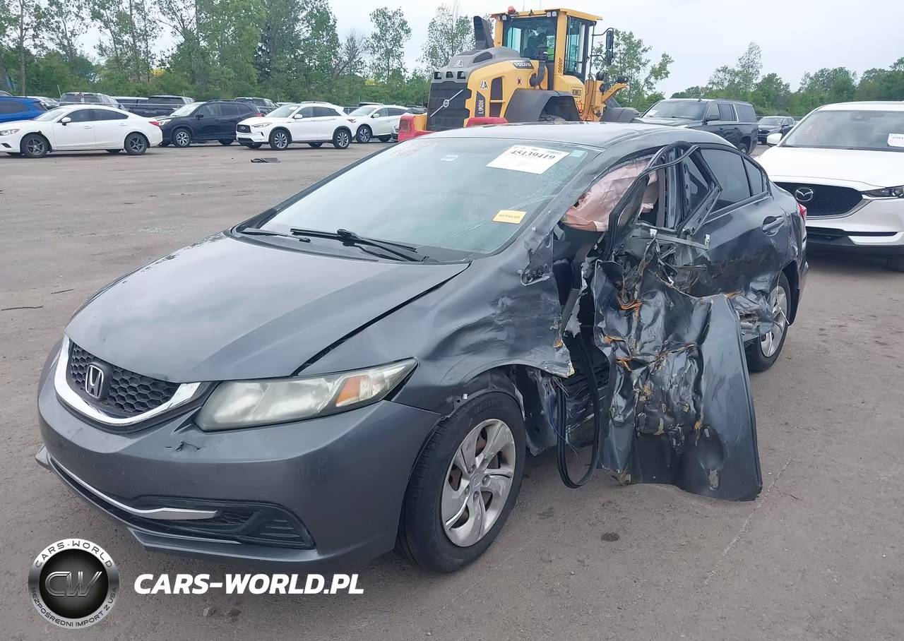 2013 Honda Civic Lx VIN:19XFB2F50DE018384 - 2