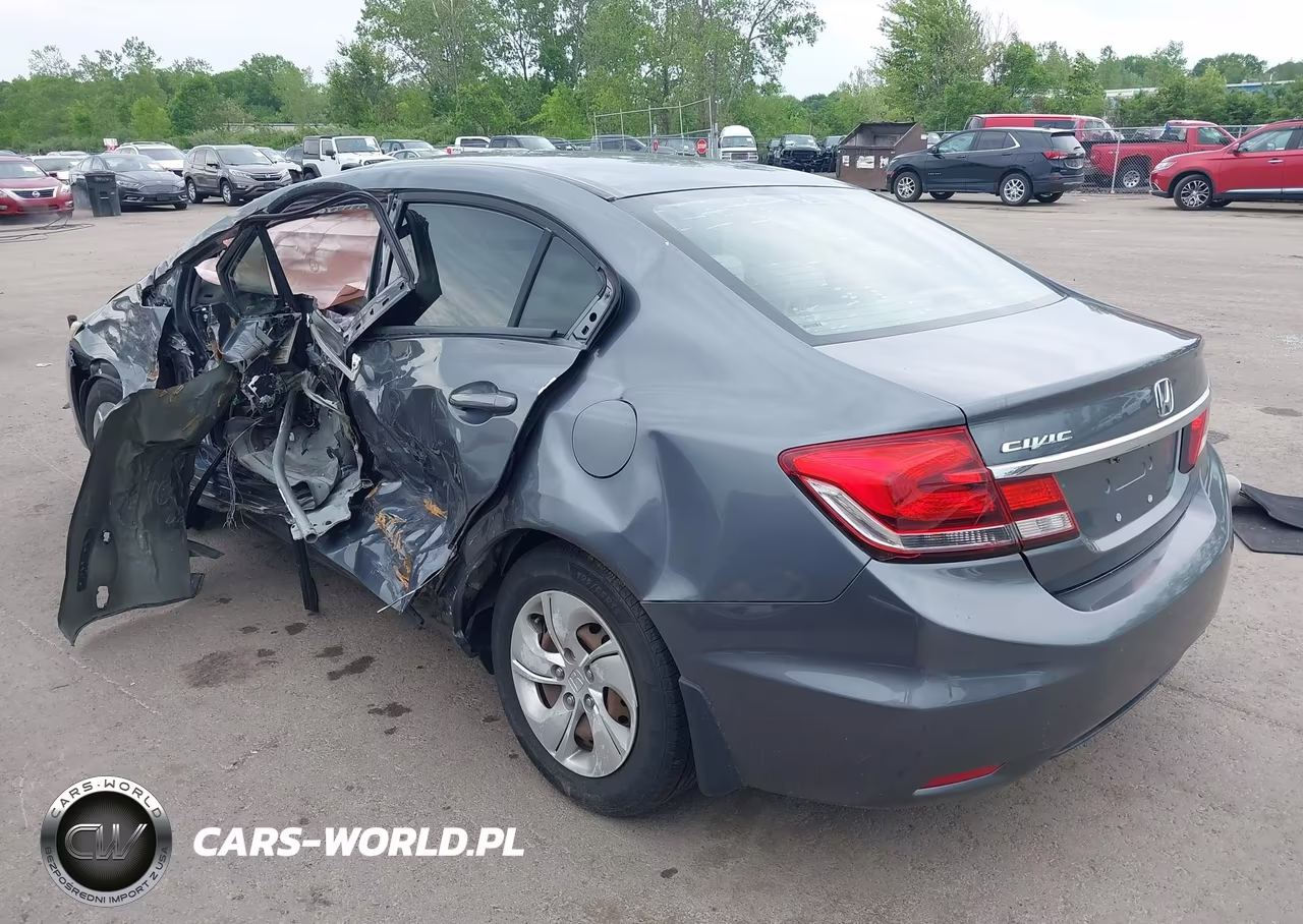 2013 Honda Civic Lx VIN:19XFB2F50DE018384 - 3