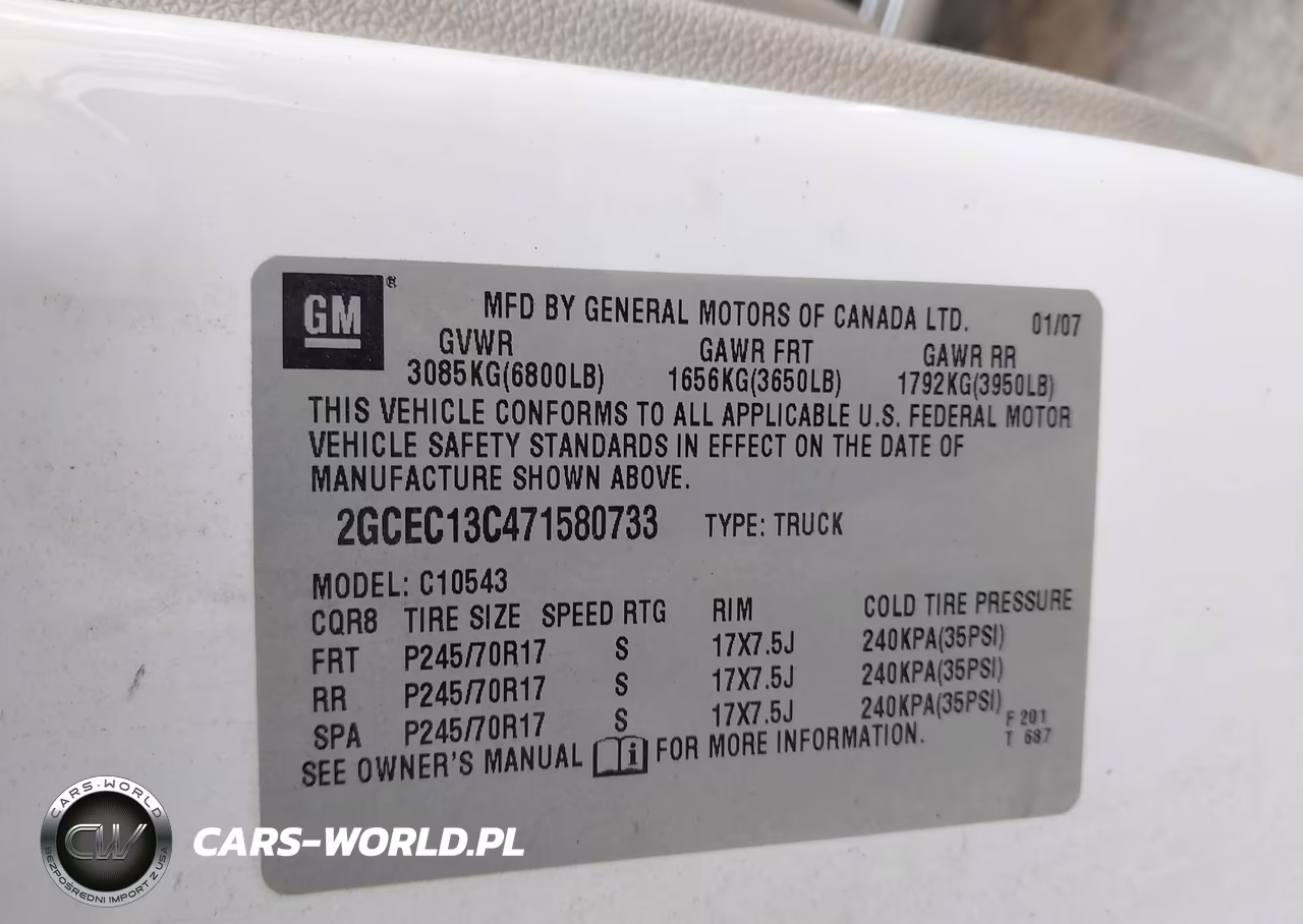 2007 Chevrolet Silverado 1500 Lt1 VIN:2GCEC13C471580733 - 9