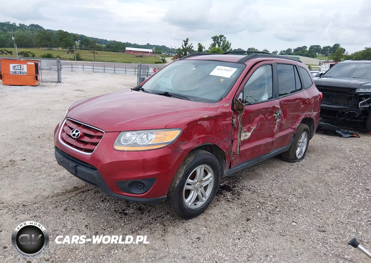 2010 Hyundai Santa Fe Gls VIN:5NMSGDAB0AH352010 - 2