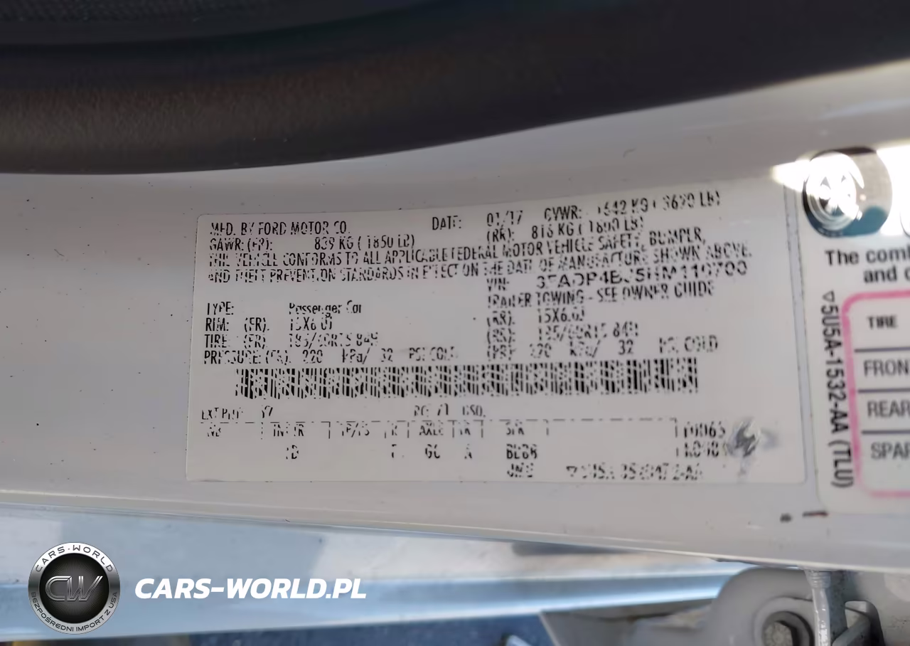 2017 Ford Fiesta Se VIN:3FADP4BJ5HM110700 - 9