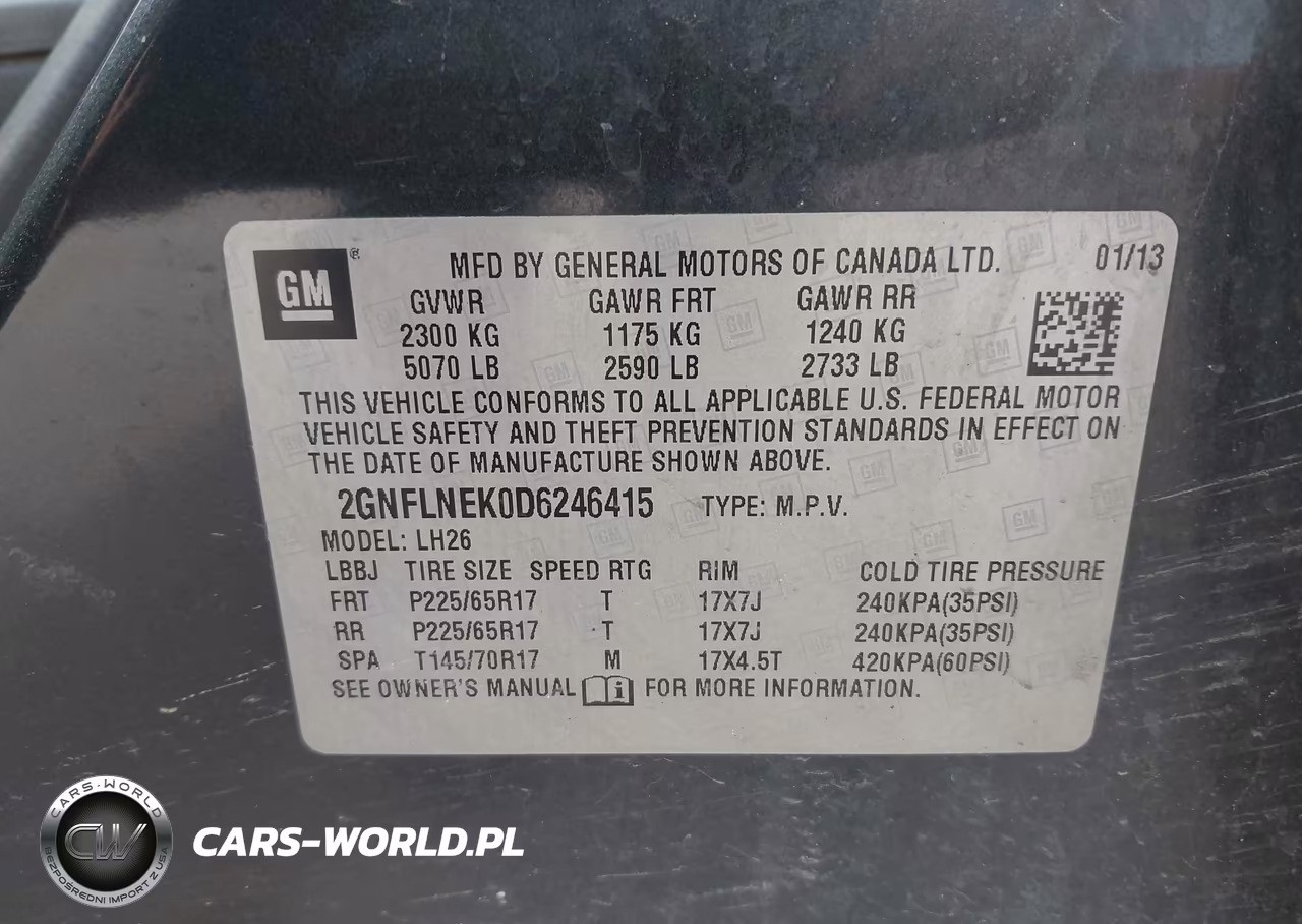 2013 Chevrolet Equinox 2Lt VIN:2GNFLNEK0D6246415 - 9
