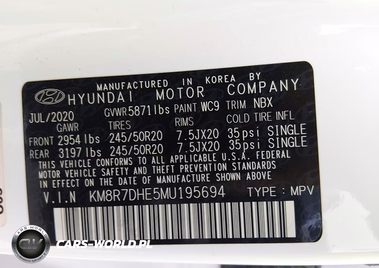 2021 Hyundai Palisade Calligraphy VIN:KM8R7DHE5MU195694 - 9