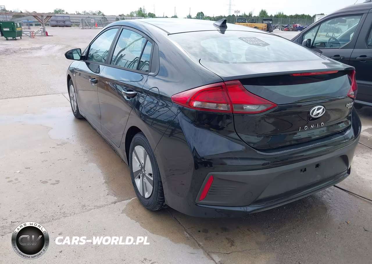 2018 Hyundai Ioniq Hybrid Blue VIN:KMHC65LC0JU075768 - 3