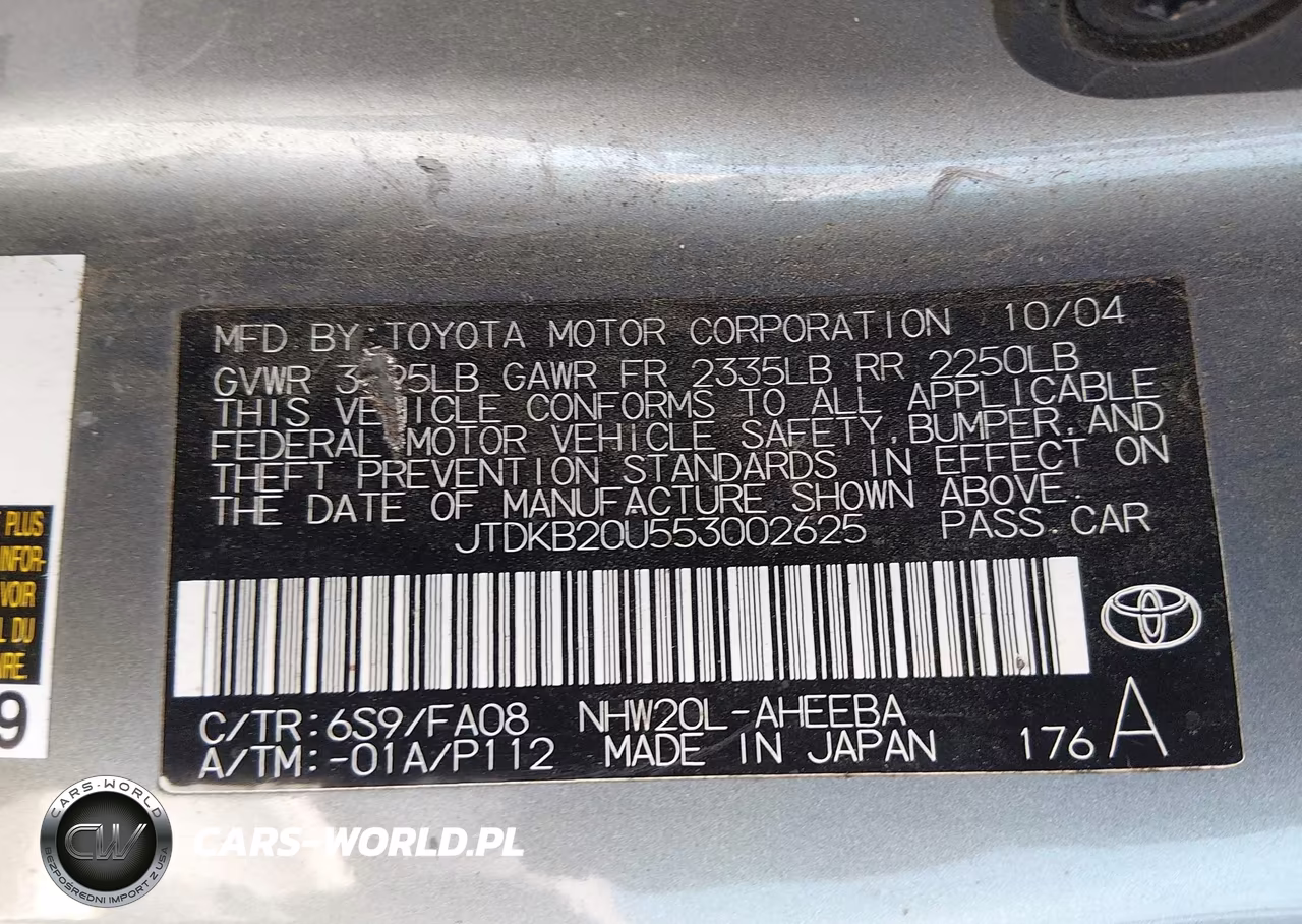 2005 Toyota Prius VIN:JTDKB20U553002625 - 9