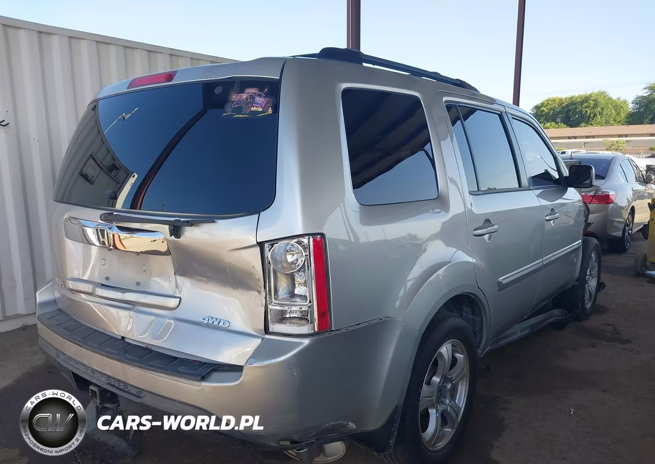 2013 Honda Pilot Ex-L VIN:5FNYF4H52DB023036 - 4