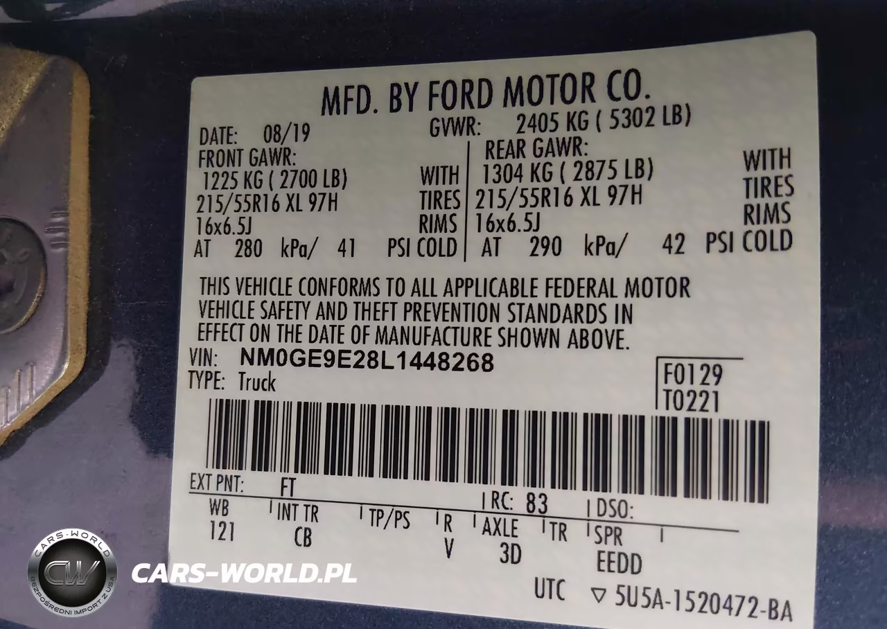 2020 Ford Transit Connect Xl Passenger VIN:NM0GE9E28L1448268 - 9