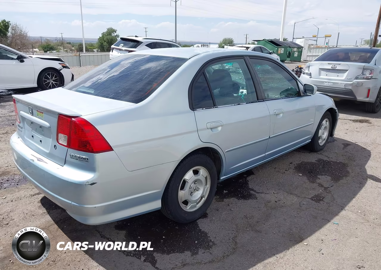 2005 Honda Civic Hybrid VIN:JHMES96665S019548 - 4