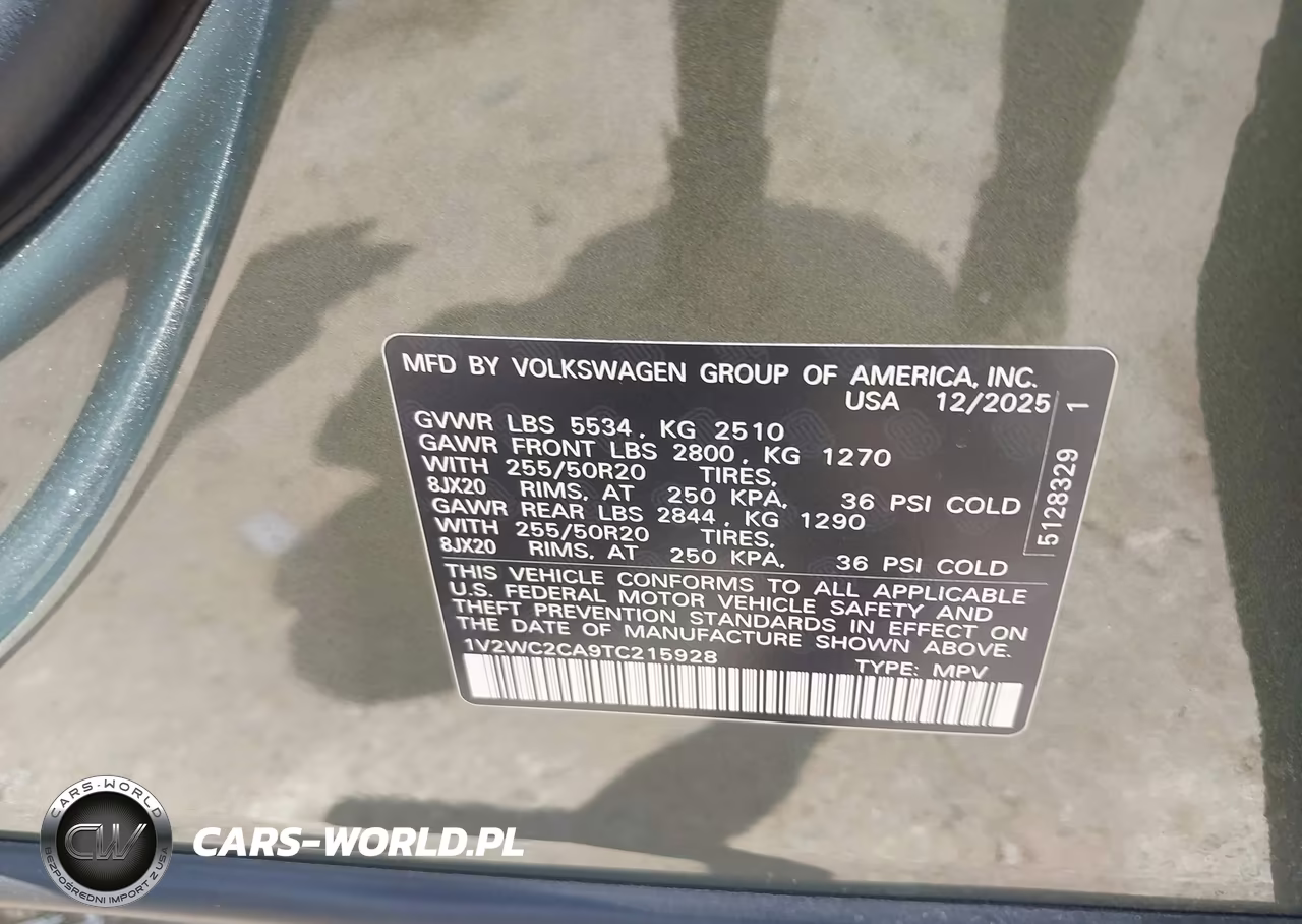 2026 Volkswagen Atlas Cross Sport Se With Technology VIN:1V2WC2CA9TC215928 - 9