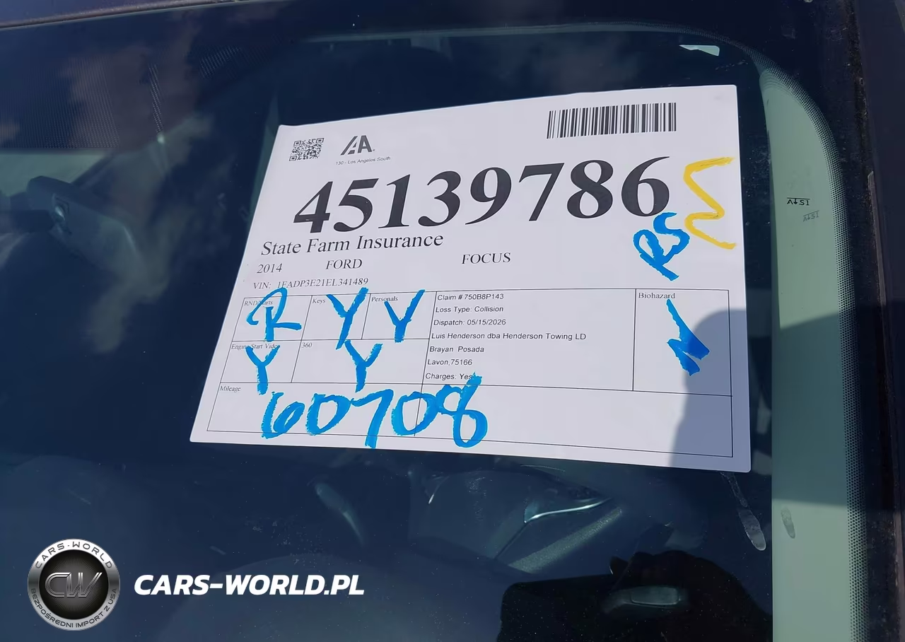 2014 Ford Focus S VIN:1FADP3E21EL341489 - 17