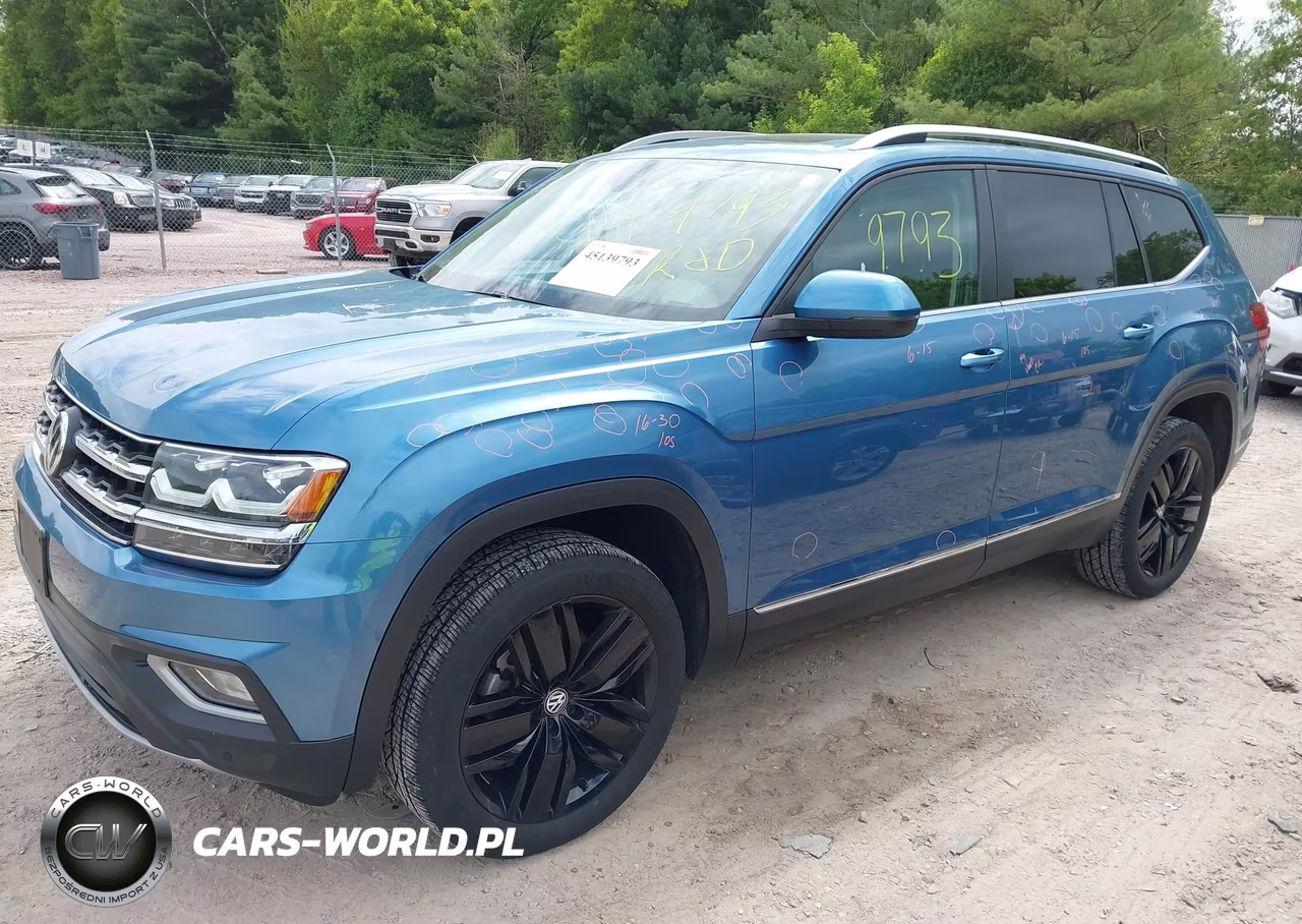 2019 Volkswagen Atlas 3.6L V6 Sel VIN:1V2MR2CA9KC537988 - 2