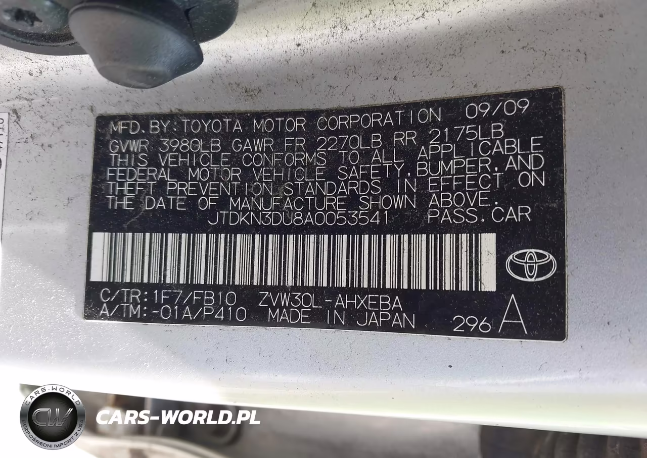 2010 Toyota Prius Iii VIN:JTDKN3DU8A0053541 - 9