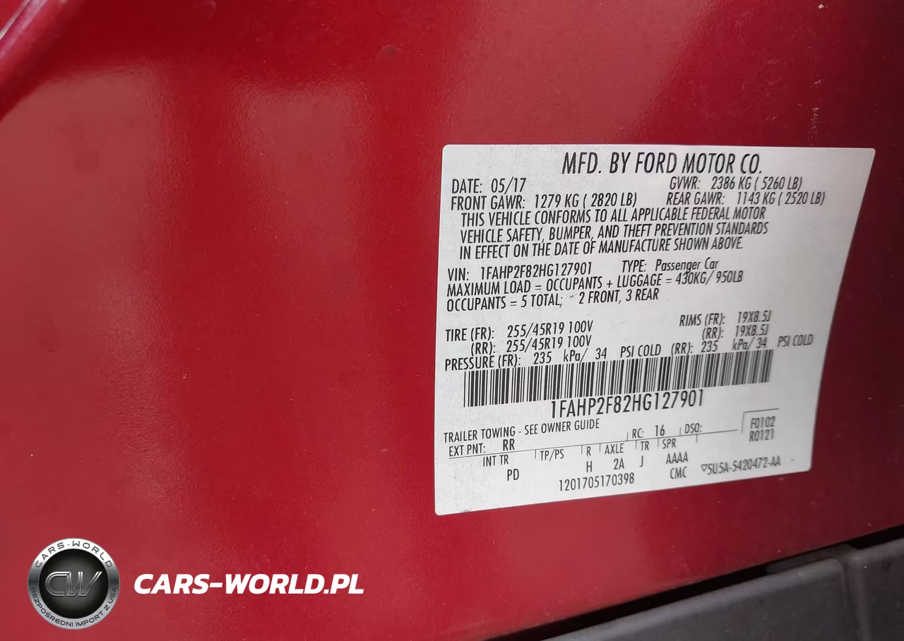 2017 Ford Taurus Limited VIN:1FAHP2F82HG127901 - 9