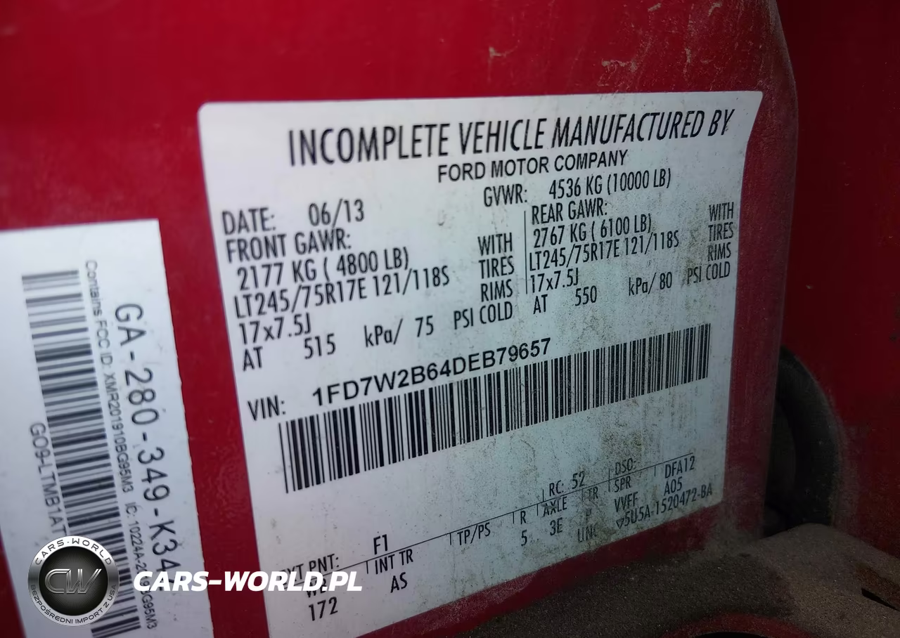 2013 Ford F-250 Xl VIN:1FD7W2B64DEB79657 - 9