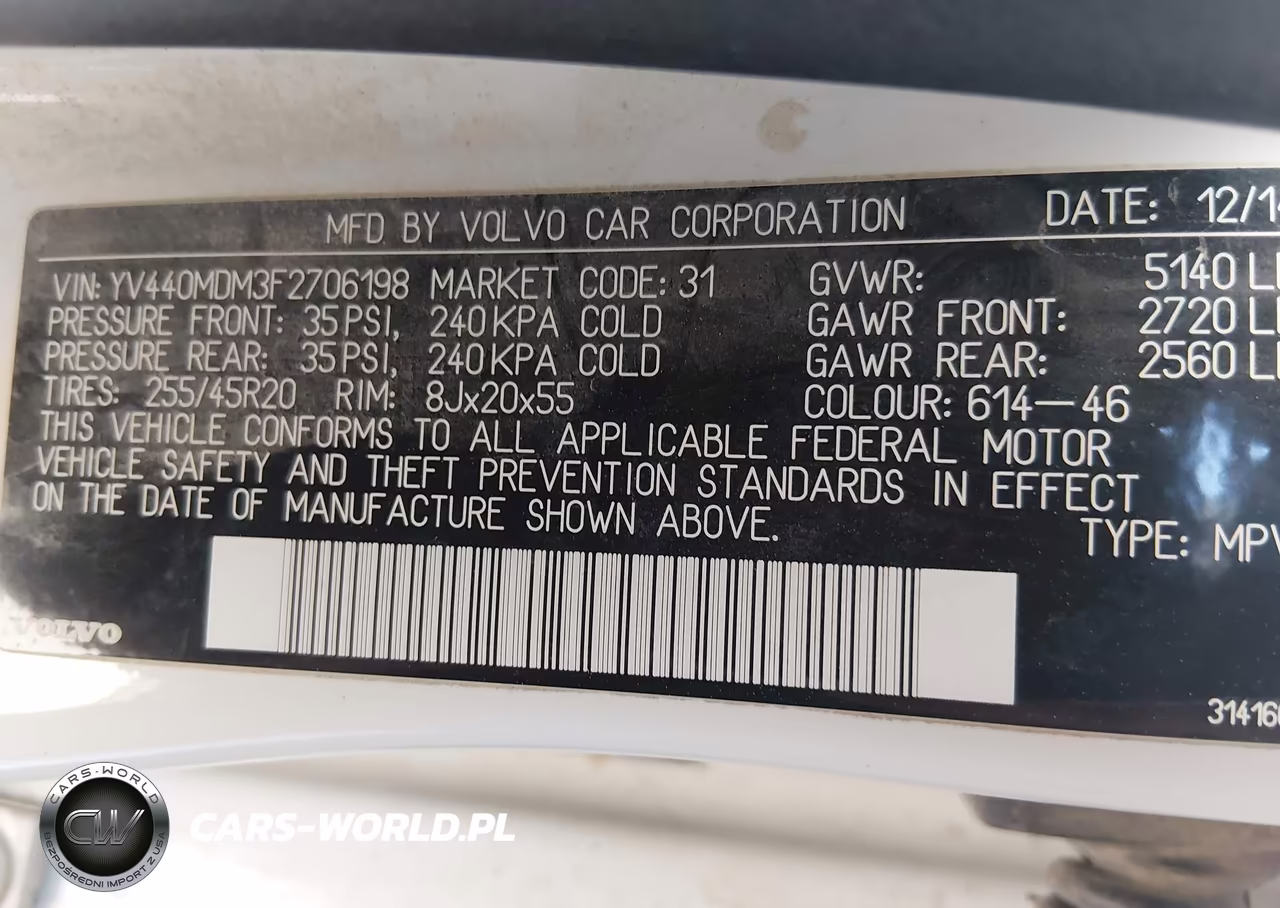2015 Volvo Xc60 T5 Platinum VIN:YV440MDM3F2706198 - 9
