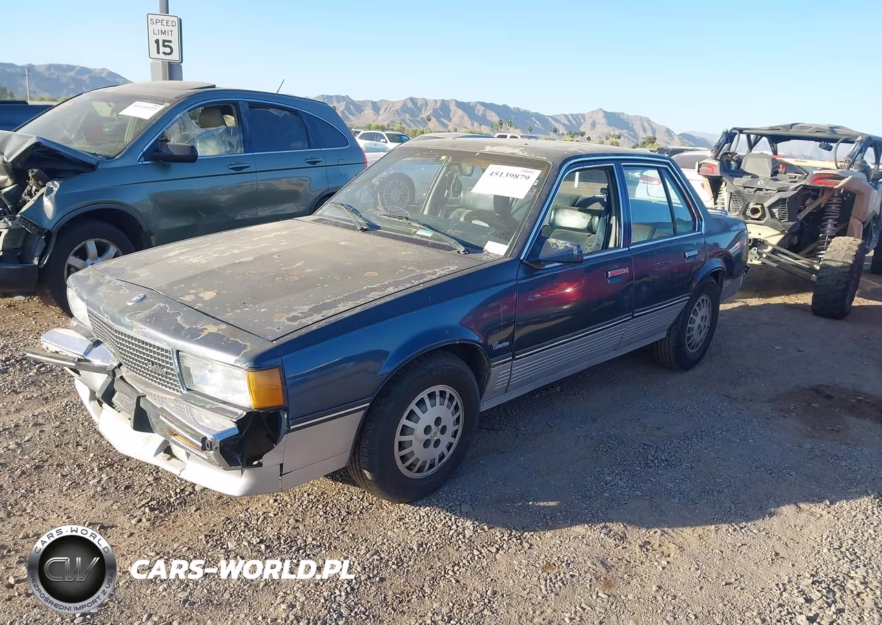 1988 Cadillac Cimarron VIN:1G6JG51W4JJ501116 - 2