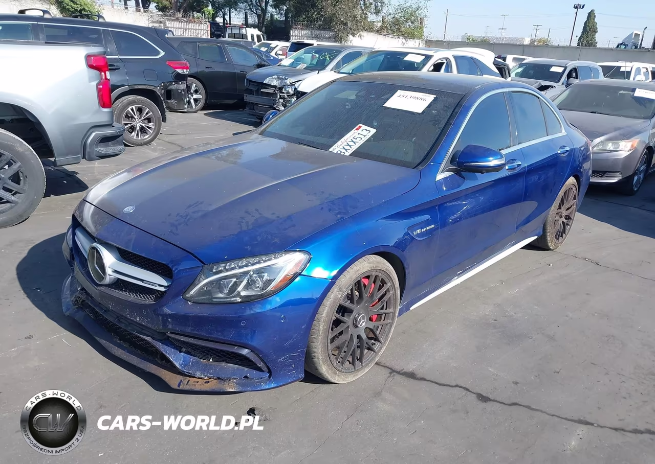 2017 Mercedes-Benz Amg C 63 S VIN:55SWF8HB2HU195852 - 2