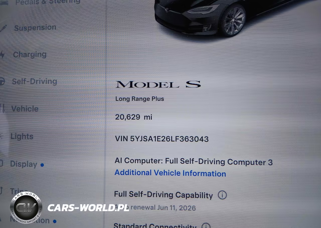 2020 Tesla Model S Long Range Dual Motor All-Wheel Drive-Long Range Plus Dual Motor All-Wheel Drive VIN:5YJSA1E26LF363043 - 16