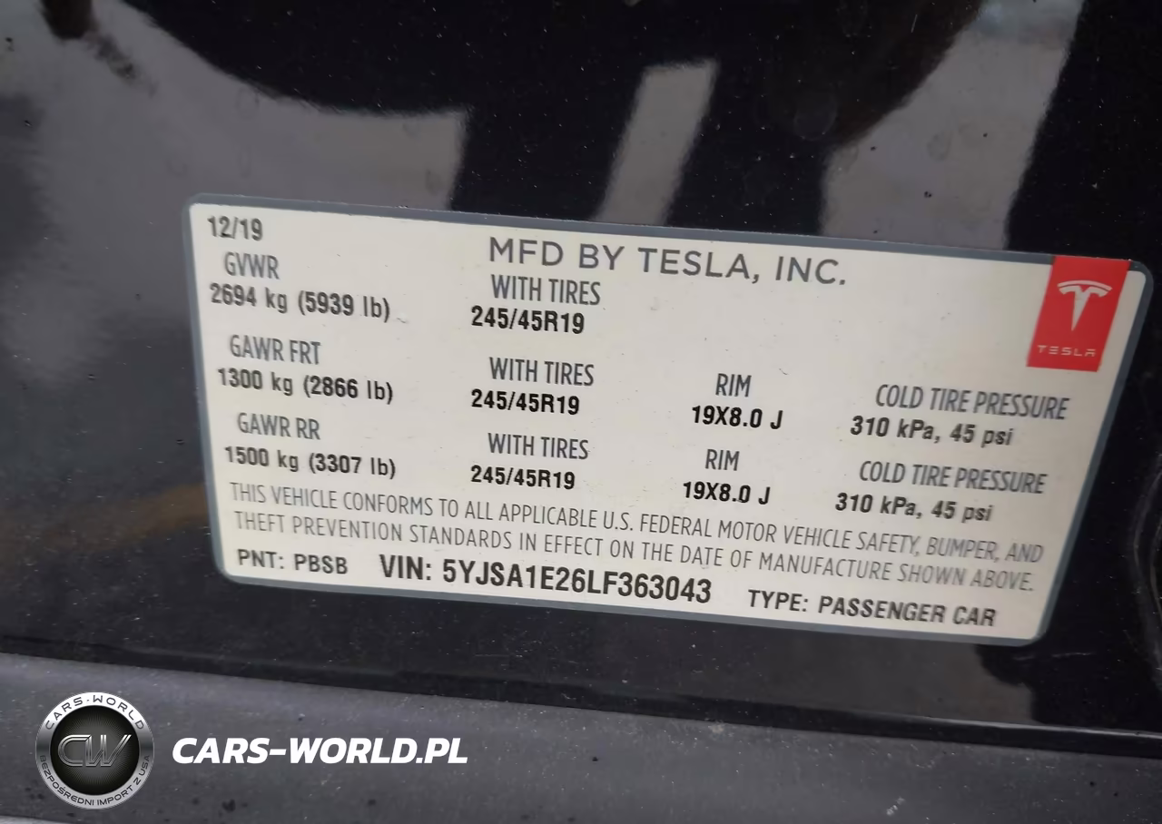 2020 Tesla Model S Long Range Dual Motor All-Wheel Drive-Long Range Plus Dual Motor All-Wheel Drive VIN:5YJSA1E26LF363043 - 9