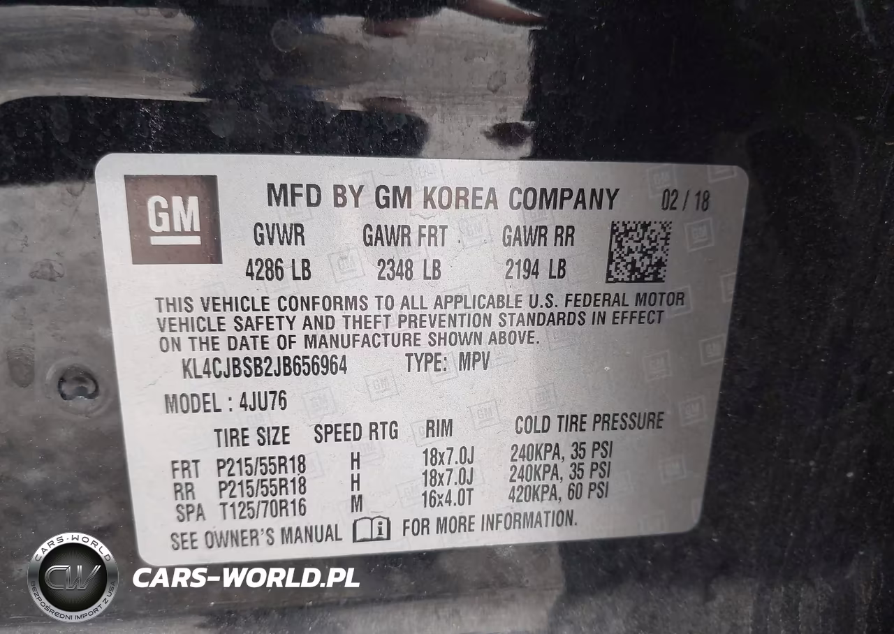 2018 Buick Encore Preferred Ii VIN:KL4CJBSB2JB656964 - 9