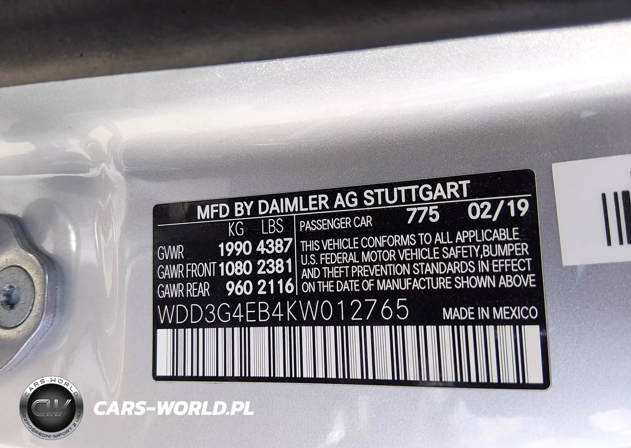 2019 Mercedes-Benz A 220 VIN:WDD3G4EB4KW012765 - 9