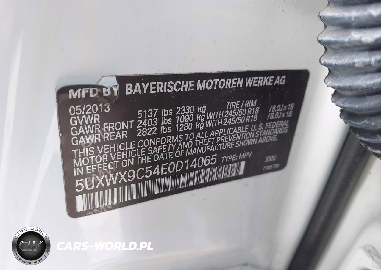 2014 BMW X3 xDrive28I VIN:5UXWX9C54E0D14065 - 9