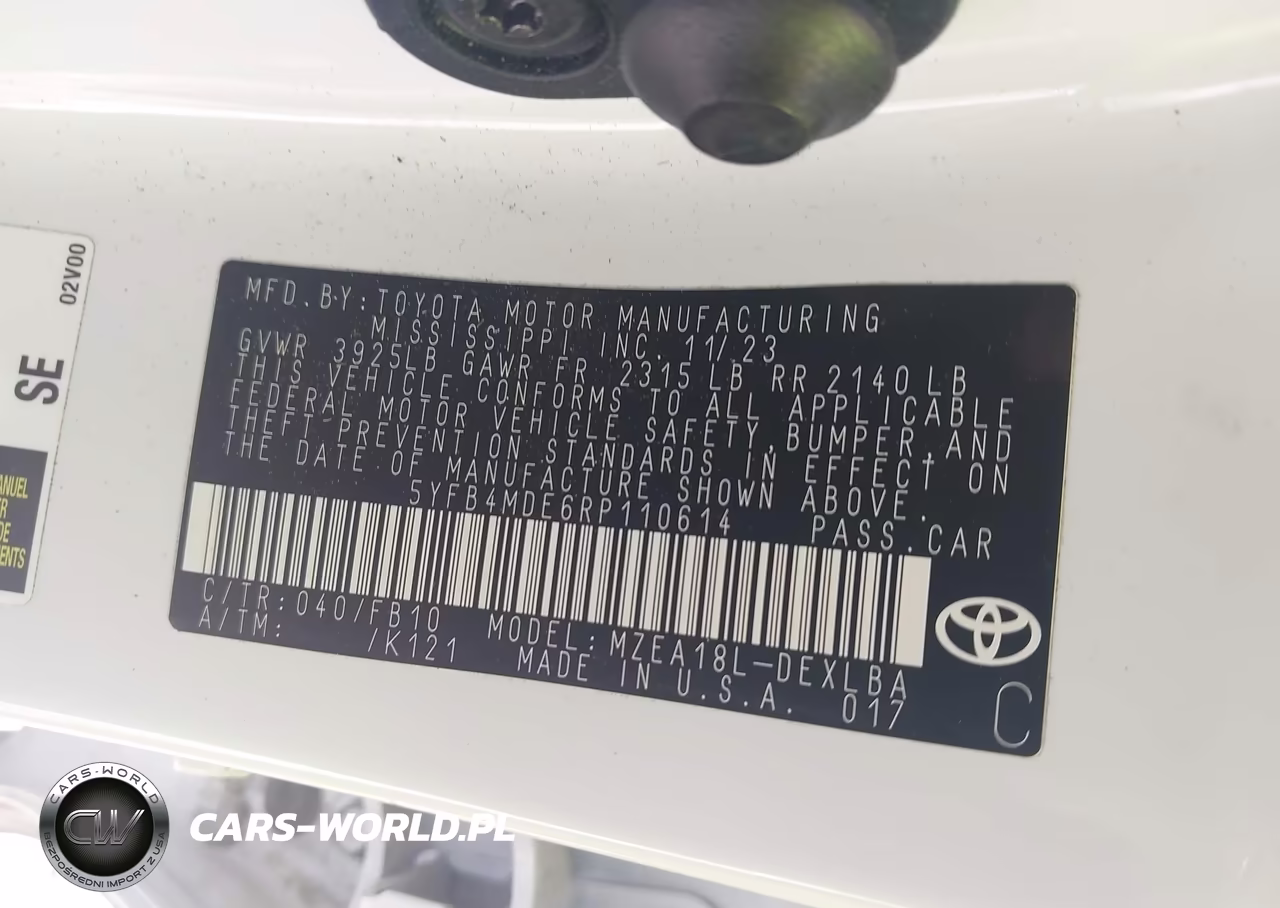 2024 Toyota Corolla Le VIN:5YFB4MDE6RP110614 - 9