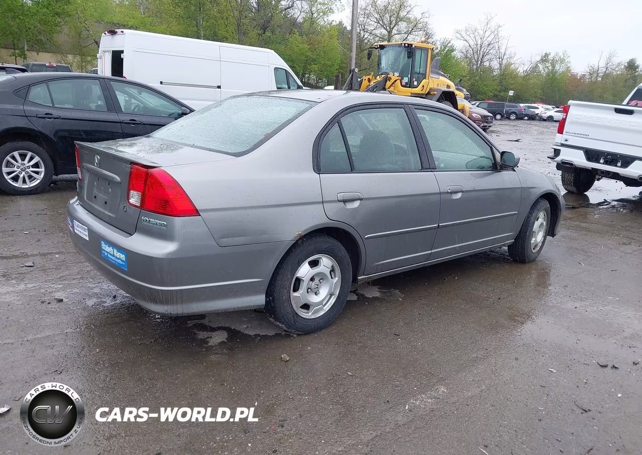 2005 Honda Civic Hybrid VIN:JHMES96675S021177 - 4