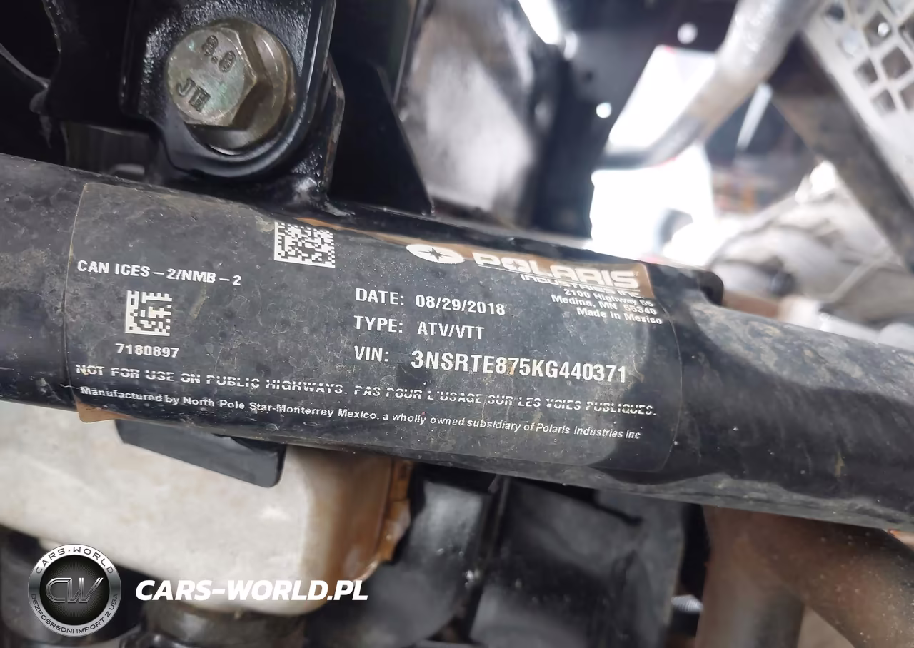 2019 Polaris Ranger Xp 900 Eps VIN:3NSRTE875KG440371 - 10