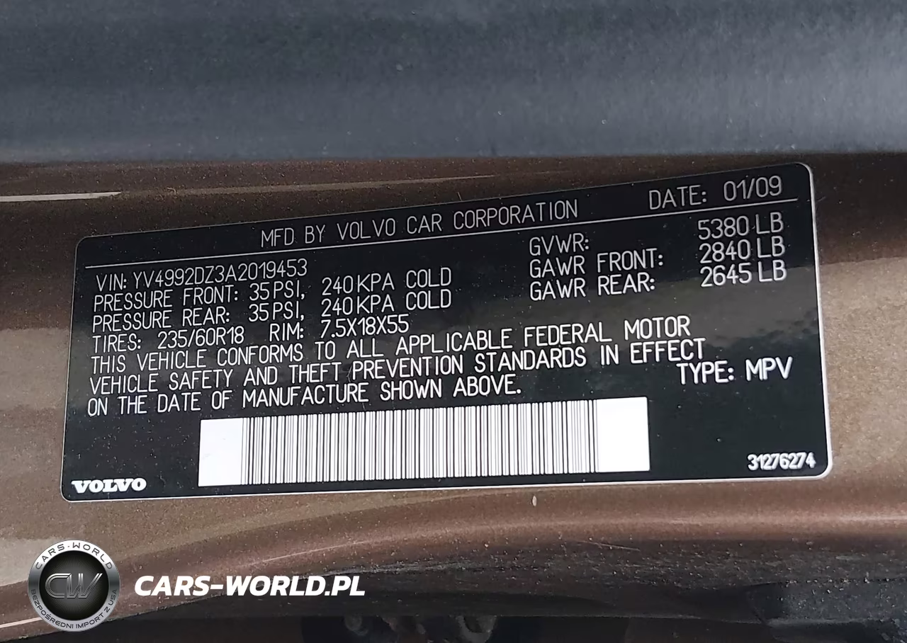 2010 Volvo Xc60 T6-T6 R-Design VIN:YV4992DZ3A2019453 - 9