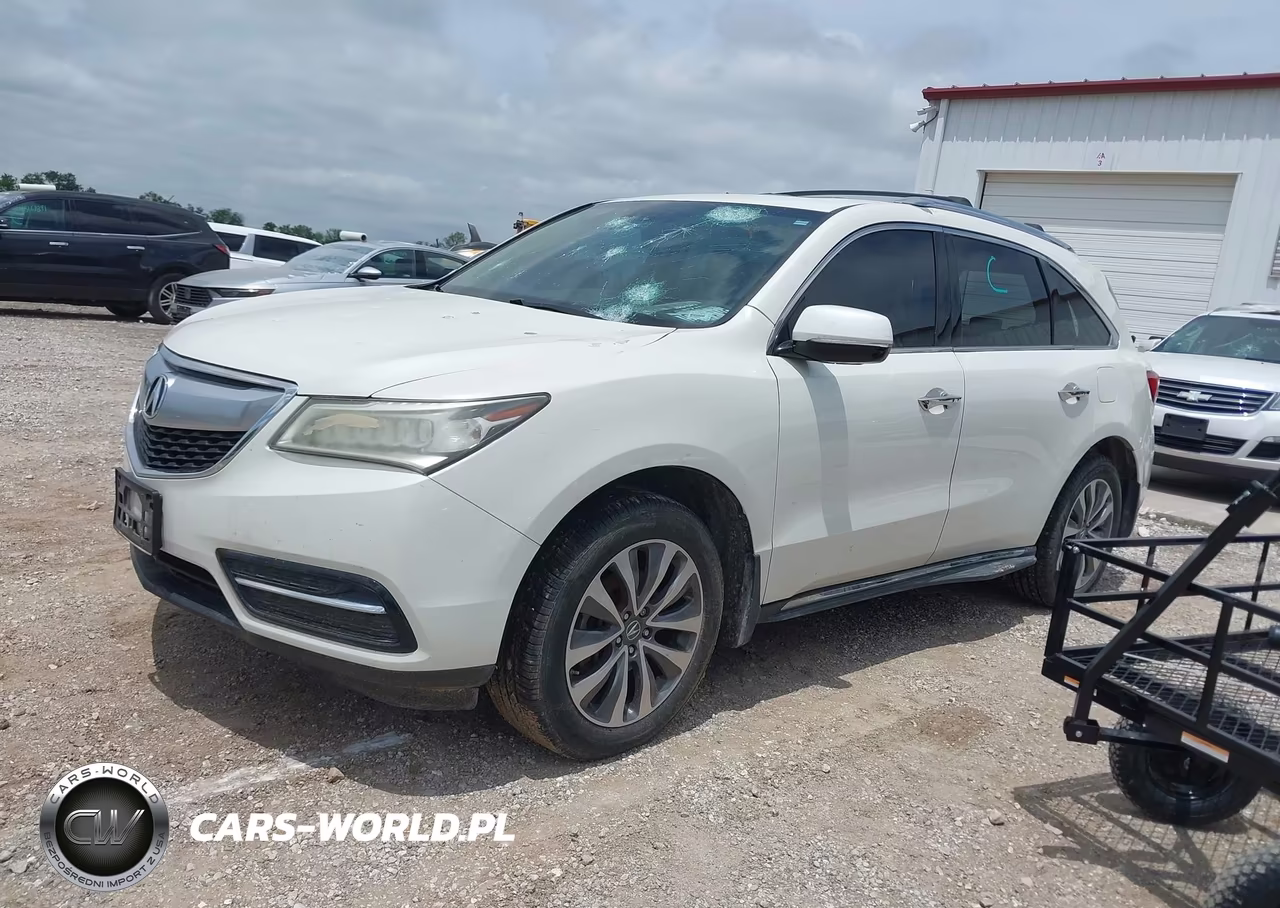 2014 Acura Mdx Technology Package VIN:5FRYD4H44EB013301 - 2