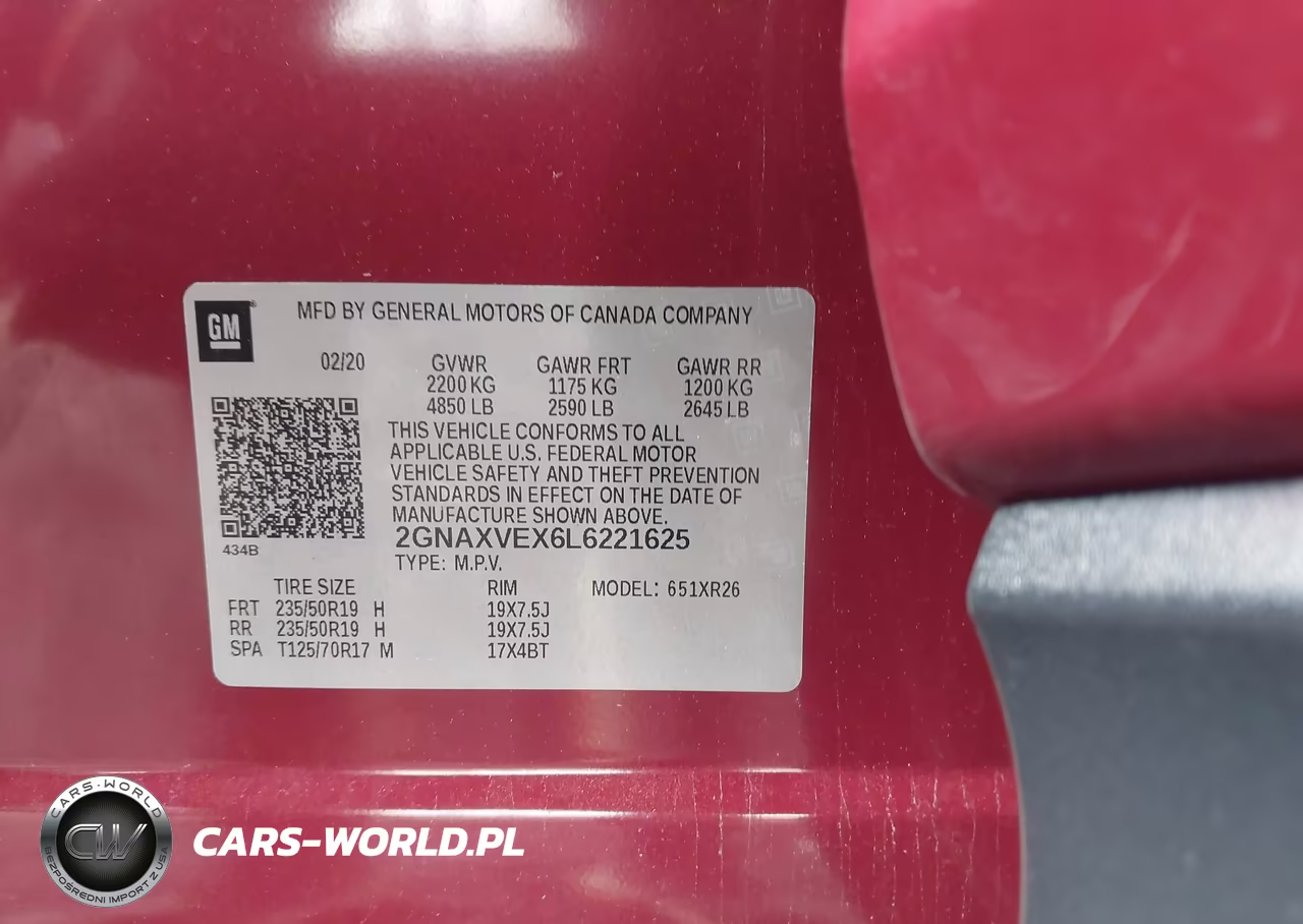 2020 Chevrolet Equinox Awd Lt 2.0L Turbo VIN:2GNAXVEX6L6221625 - 9