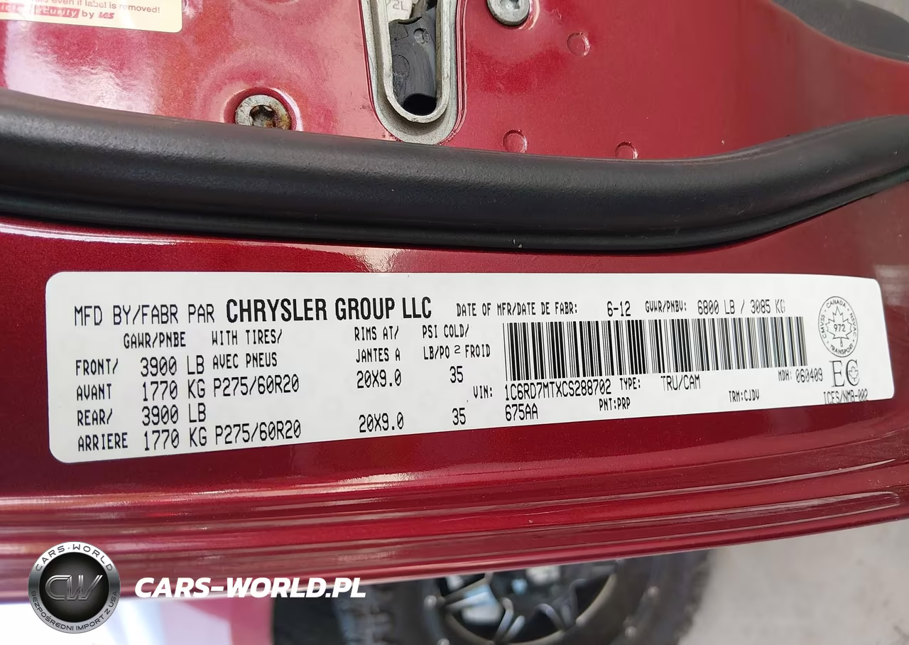 2012 Ram 1500 Sport VIN:1C6RD7MTXCS288702 - 9